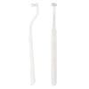 Toothbrush for braces, implants and dentures, White